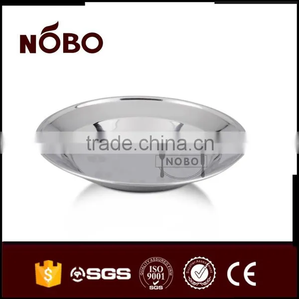 Nobo Wholesale Stainless Steel Round Plate photo-3