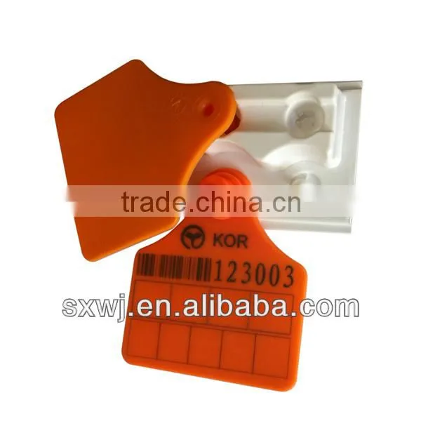 Animal Beef Cattle Ear Tag Non - Toxic Green Ear Tag WJ406-HH photo-4