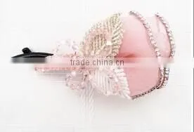 New Fashion Delicate Flower Banana Hair Clip Pearls Hairclips photo-2