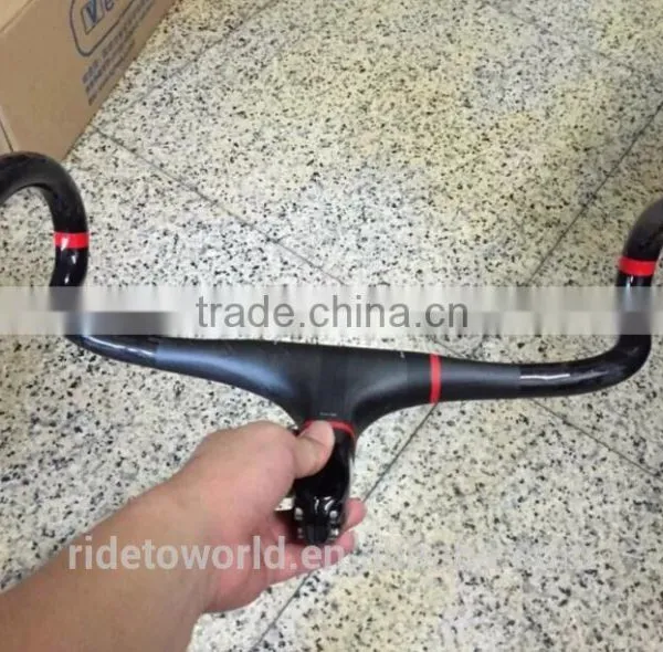 Cycling Bicycle UD High Quality Bicycle Integrated Carbon Road Handlebar ,famous Carbon Road Bicycle Handlebar Decal OEM photo-4