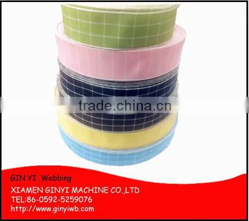 Polyester Decorative Grid Ribbon/tartan Ribbon/check Ribbon photo-2