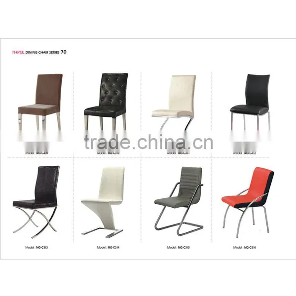 Upholstery Dining Room Chair With Stainless Steel Leg photo-6