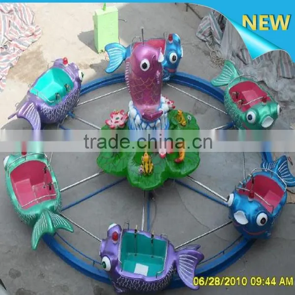 Hot Sale Amusement Rides,Rotating Fish Ride Carps Jumping Over The Dragon Door For Kids photo-6