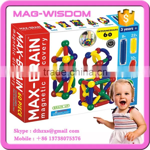 60pcs Magnets Blocks for Toddlers photo-3