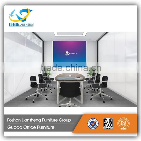Modern Square Space Saving Office Used Small Meeting Table GMT001 photo-2