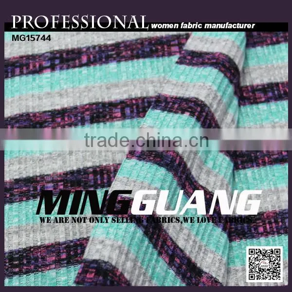 Fashion Women Clothing Polyester Rayon Slub Fabric for Ladies Fashion Dress photo-2