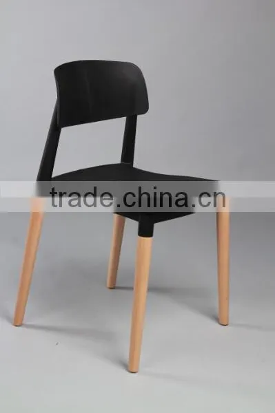 Heavy-duty Plastic Hotel Banquet Chairs With Wood Frame 1561b Quality Choice photo-2
