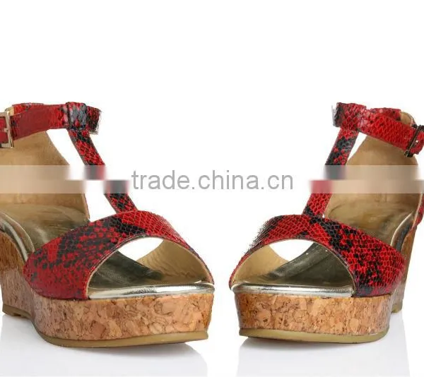 Platform Shoes High Heel Wedges Sandals Women Shoes photo-3