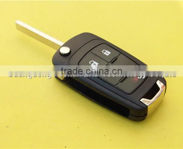 Flip Key Remote Fob Case Cover for Chevrolet Cruze HU100 4 Button Car Key Blank photo-5