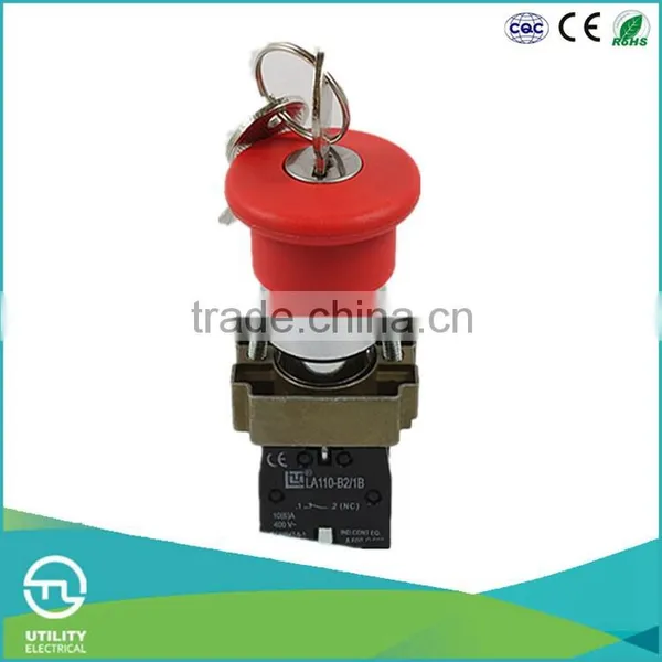 UTL Chinese Goods Wholesale Waterproof Momentary Key Emergency Push Button Switch photo-2