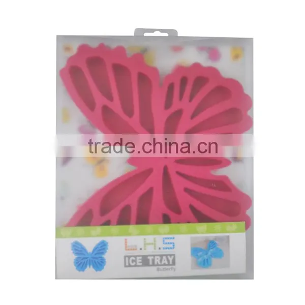 100% Food Grade FDA Free Personalized Custom Butterfly Shape Silicon Ice Tray photo-5