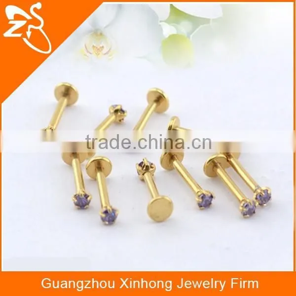 Hot Sale!Natural Colorful Labret Fake Industrial Piercing Jewelry photo-4