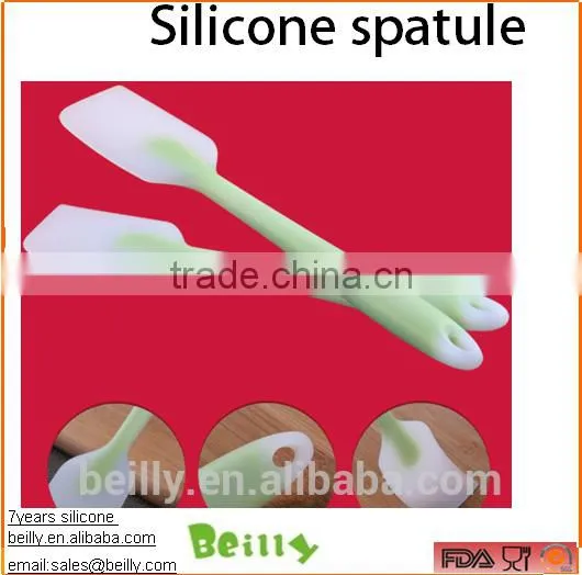 TRANSPARENT SILICON RUBBER SPATULA BAKING CAKE MIXING SCRAPER photo-3