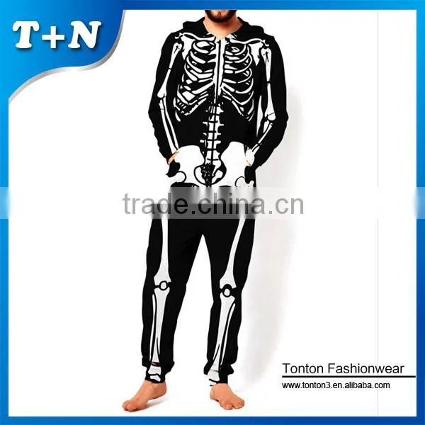 Plus Size Adult Silk Onesie Pajamas Jumpsuit for Men photo-5
