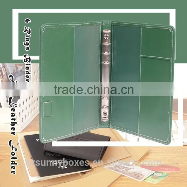 Hotel Leather Folder/Ring Binder PU Folder/A5 Customized Folder photo-3