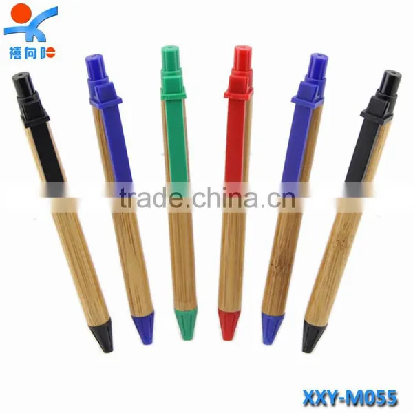 Wonderful Wooden Ball Pen With Plastic Clips for Promotion Gift