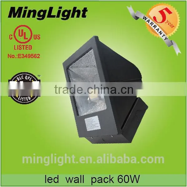 40w 60w 80w DLC UL CUL Led Wall Pack Light , 60 Watt DLC Led Wallpack , 5 Years Warranty photo-4