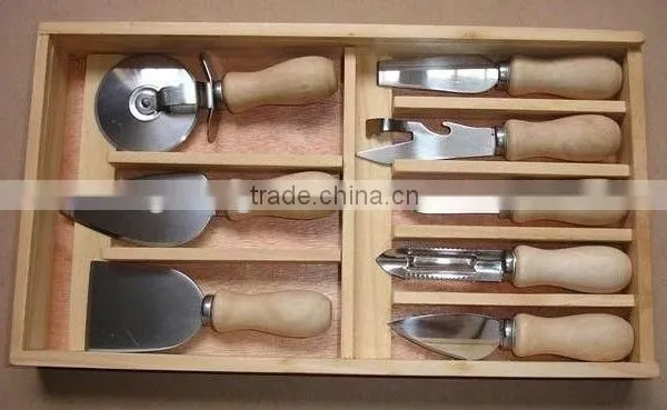 8pcs Cheese Utensils Set With Holder