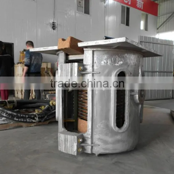 China Smelting Furnace 1tons up to 1200.C to Melt Brass photo-2