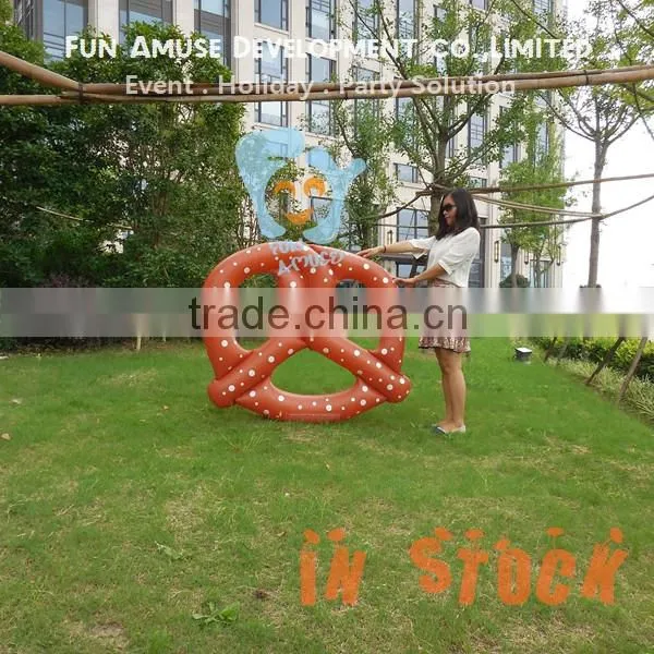 Wholesale Pvc Inflatable Pretzel Pool Float in Stock