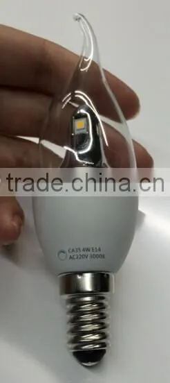 TIWIN 4W LED Candle 5700K Flame White Body With CE,RoHS&TUV Certification photo-5