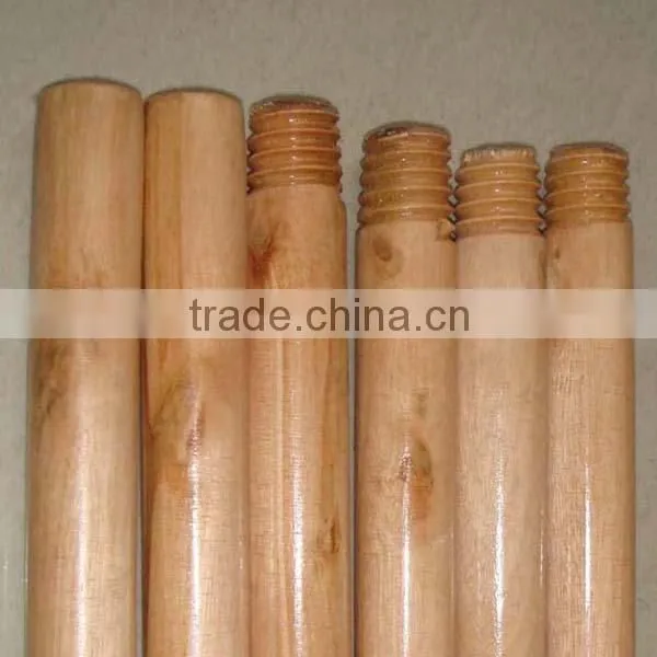 Fitted to Broom Heads Honey Stained Mop Handles Broomsticks
