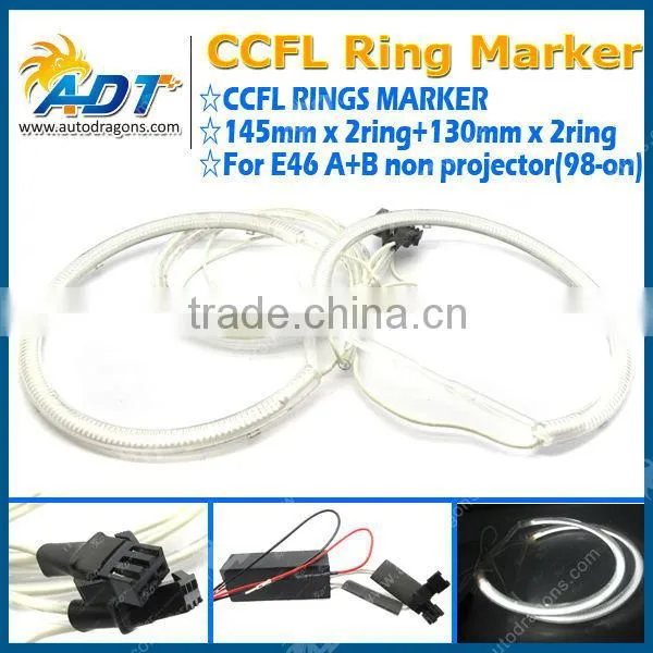 New High Power CCFL Angel Eye Halo Ring for BMW E46 3-series Coupe FOR BMW Angel Eye photo-2