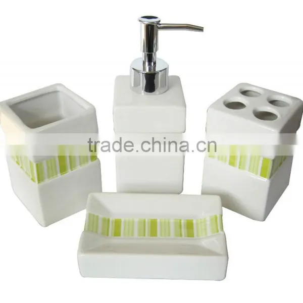 Fashional 4pcs Ceramic Bath Set photo-4