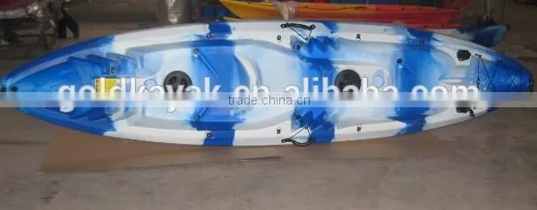3person Sit on Top Fishing Kayak, Lldpe Kayak, Plastic Kayak, photo-6