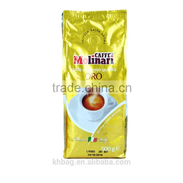 Gold Poly Coffee Bag With Valve photo-6