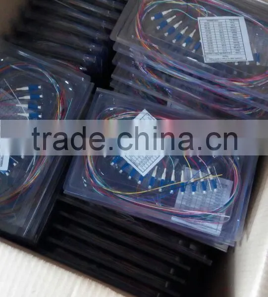 LC Single-mode 12core 1.5m High Ferrule Colorful Fiber Optic Bundle Pigtail photo-5