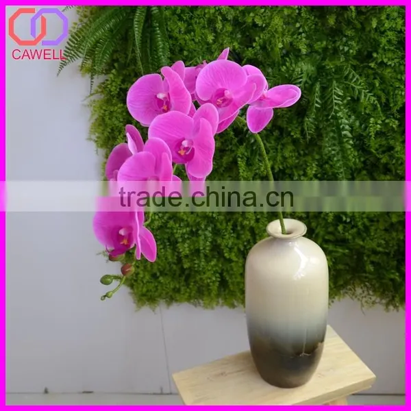 Real Touch Nice Wedding Silk Purple Artificial Phalaenopsis photo-4