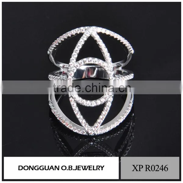 New Arrival Wedding 2016 Latest Design White Gold Ring for Women photo-5