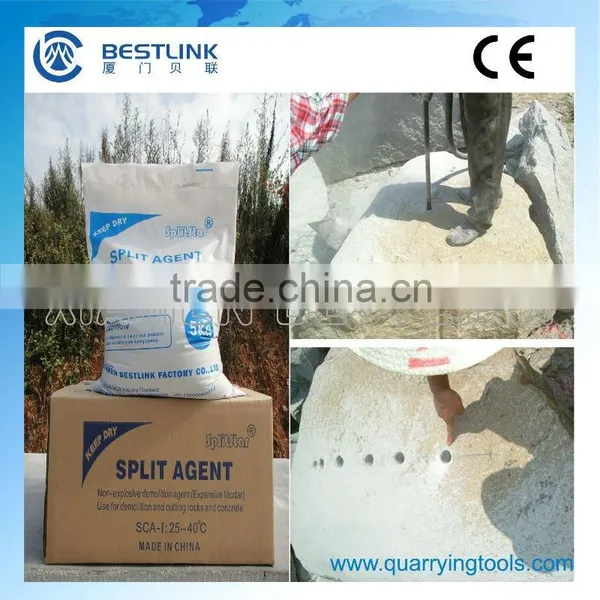 Fast Splitting and Cracking Soundless Non Explosive Demolition Agent for Blasting Rock photo-2