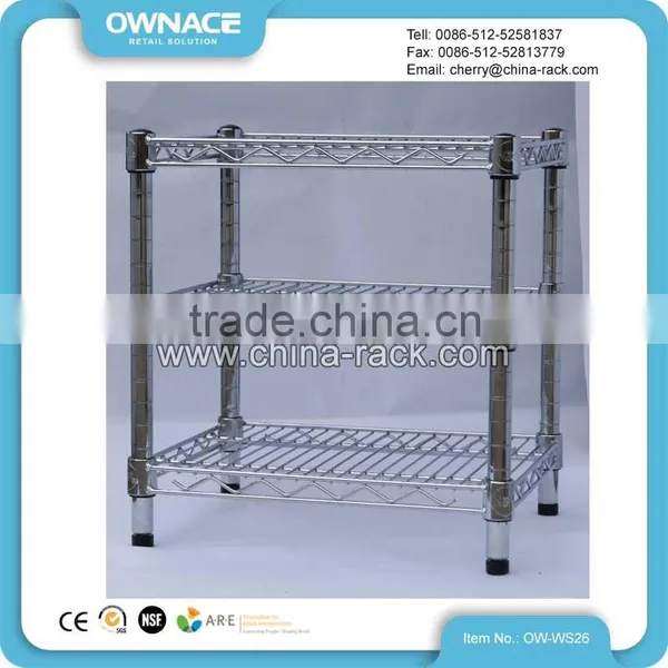Heavy Duty Chrome Metal Wire Display Rack For Housedold photo-3