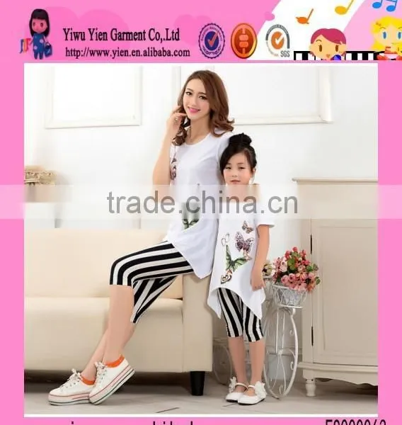 Fashion Hot Sale Korean Style Family Clothes Boutique Store High Quality Family Clothes For Mother And Daughter photo-4