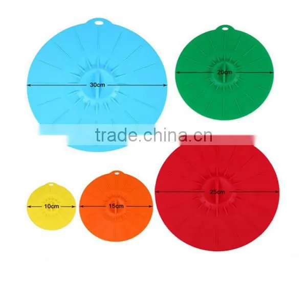 Suction Lids Silicone Pot Lid Flexible Silicone Lid photo-4