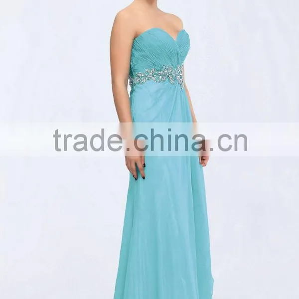 Sexy Formal Chiffon off Shoulder Bead Evening Dresses China photo-2