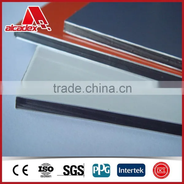 Exterior Wall Cladding Plastic Aluminium Composite Pane photo-2