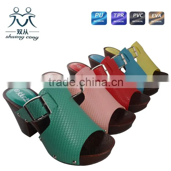Women Shoes in Casual Shoes Newest Style Fashion Platform High Heel Ladies Slippers and Sandals photo-6