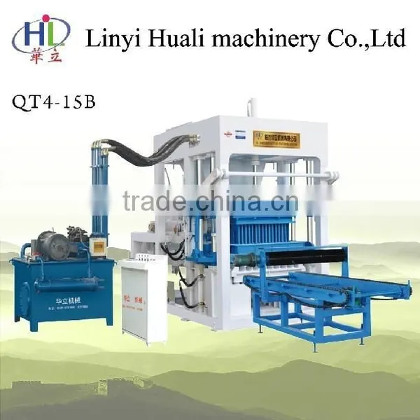 Automatic and Hydraulic Sand QT4-15B Paver Block Making Machine for Sale photo-4