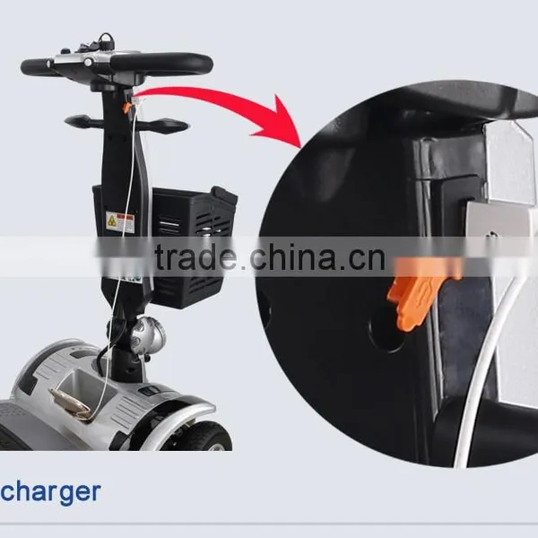 Electric Scooter 180W 4 Wheel Adult Mobility Scooter for Adults, Dual Pedal Scoota photo-6