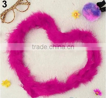 2 Meters Marabou Feather Boa for Fancy Dress Party Various Colours-102 photo-3