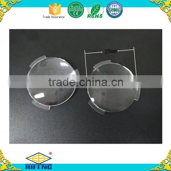 Wholesale 25 mm Diameter Magnifying Glass With Step Google Carboard Biconvex Lenses Acrylic Lenses photo-4