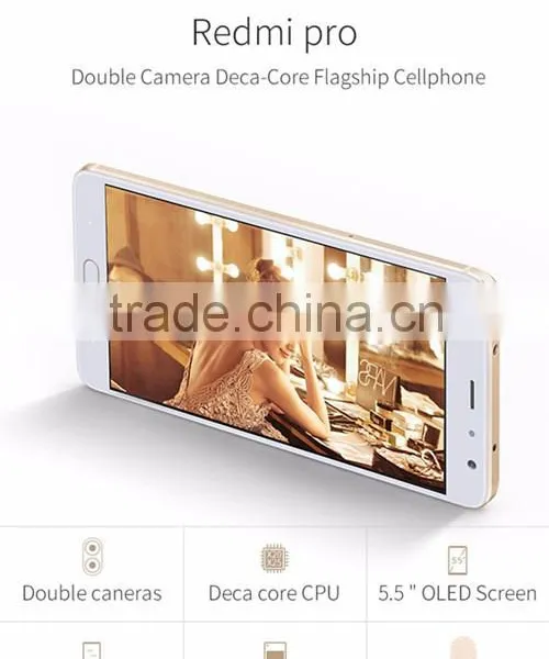 Original Xiaomi Redmi Pro Mobile Phone Redmi Pro MTK Helio X20 Deca Core 5.5-inch OLED 1920x1080 Screen 13MP+5MP 4050mAh photo-4
