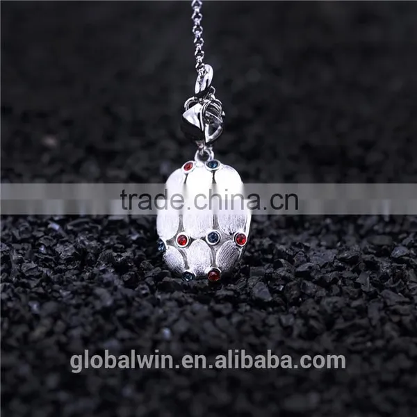 Royal Silver Pendant CZ Stones 925 Silver Charm European Jewellery Gift for Party Hancraft Charm PETY030 photo-3
