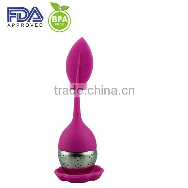 Silicone Tea Bag Infuser, Tea Infusers Strainer Loose Herbal Tea Leaf Filter photo-2