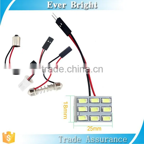 5730 9SMD Led Light Panel Led 12v for Car T10/festoon Led Small Panel Light photo-3