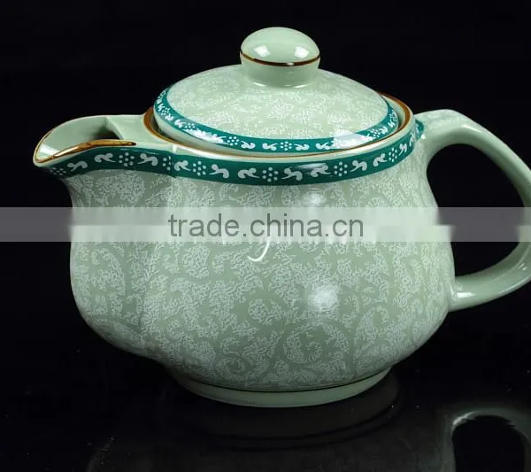 Tang Cao Tang Dynasty Flower Design Ceramic Tea Pot photo-2
