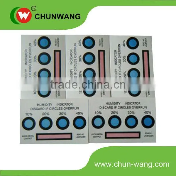 Hot Selling Moisture Color Change 4 Spots Humidity Indicator Sticker photo-2